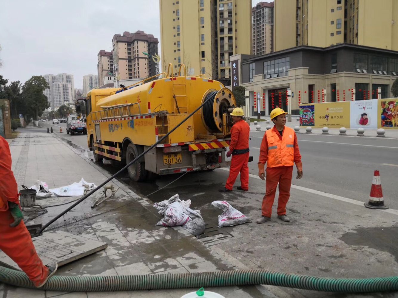 禄丰排污管道清淤-管道清洗